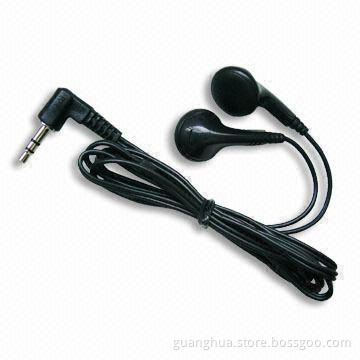 Wired Earphones with 1.3m Cord Length and 3.5mm Stereo Plug